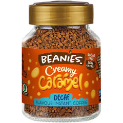 Beanies Decaf Creamy Caramel Instant Coffee 50g