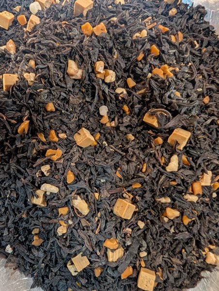 Caramel & pearl salt tea